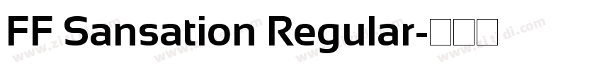FF Sansation Regular字体转换